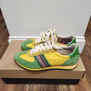 Paul Smith Yellow and Green Sneakers